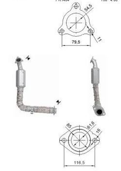 VEGAZ Catalytic converter Article number: MIK-992 cheaply