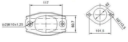 VEGAZ Catalytic converter Article number: MIK-993 cheaply