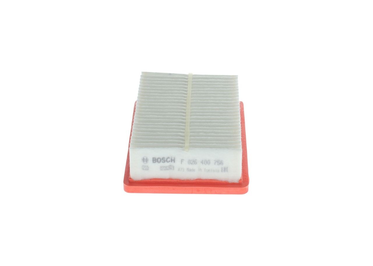 BOSCH Air filter Article number: F 026 400 756 cheaply