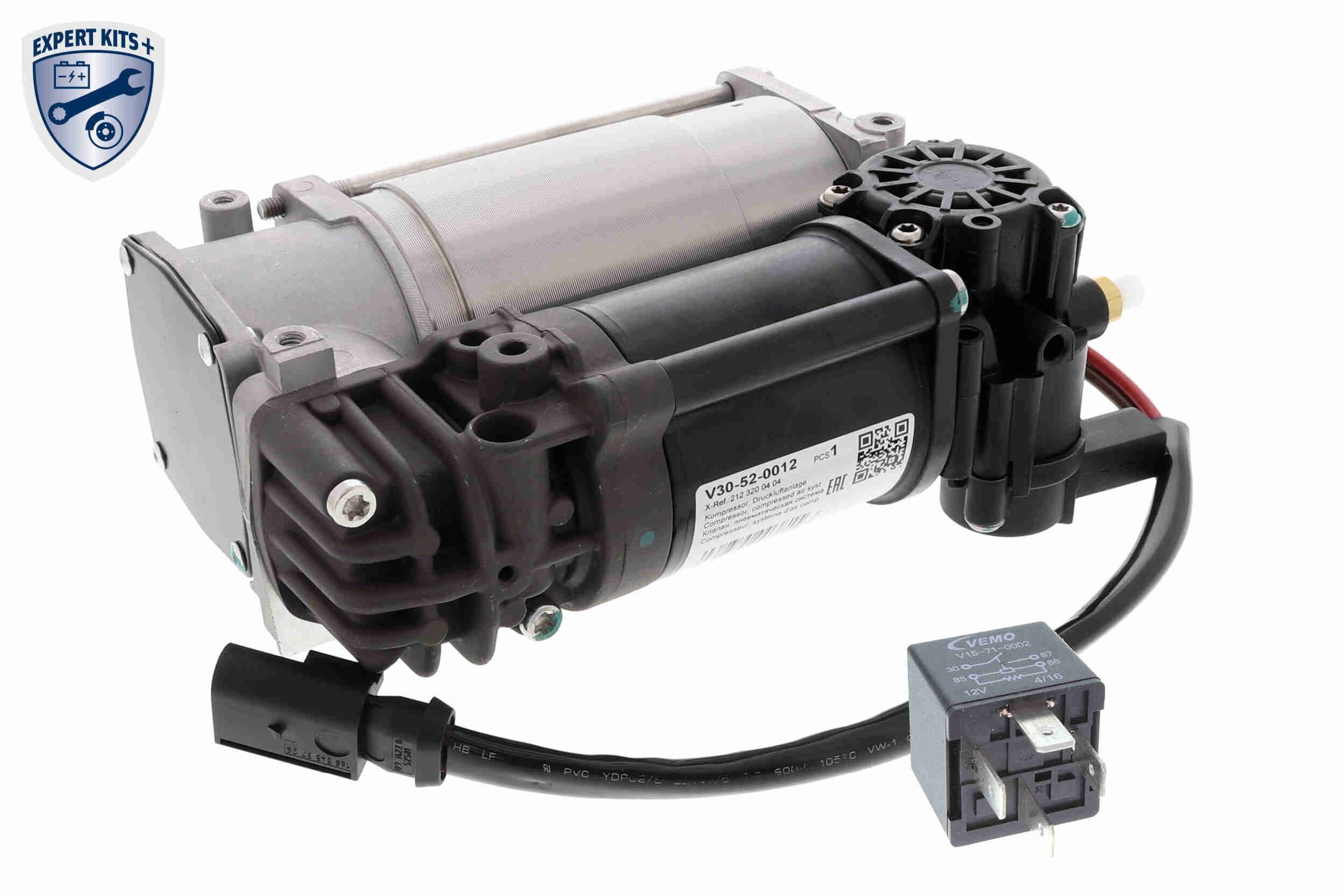 VEMO V30-52-0021 Air suspension compressor E-Class E 350 CGI 3.5 (212.257) 292 PS Petrol 2016