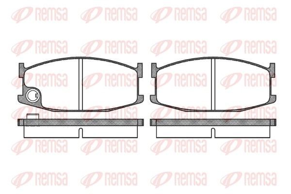 REMSA Kit pastiglie freni Numero articolo: 0108.10 poco costoso