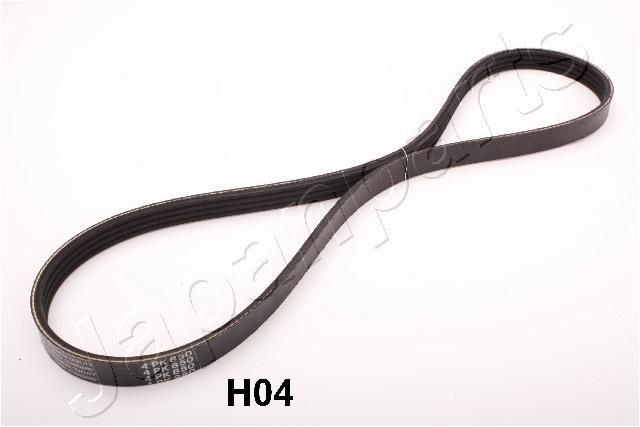 JAPANPARTS Rebrasti jermen številka artikla: TV-H04 poceni