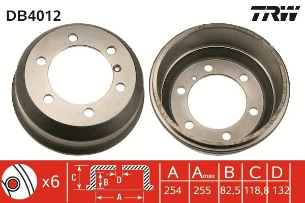 TRW Tambour de frein UGS: DB4012 à bon prix