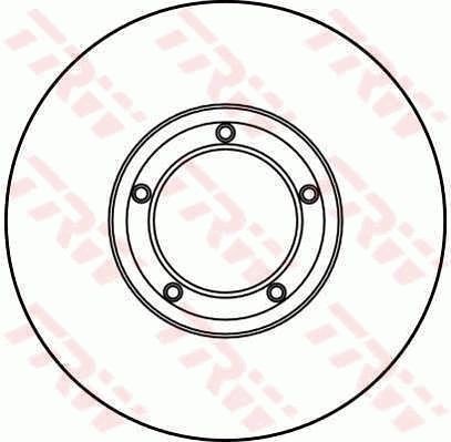 TRW Brake disc Article number: DF1619 cheaply