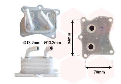 VAN WEZEL Engine oil cooler Article number: 82013705 cheaply
