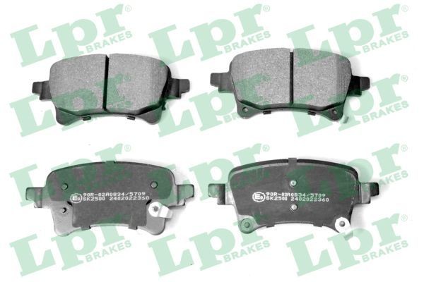LPR Brake pad set Article number: 05P2360 cheaply