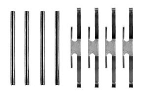 TRW PFK174 Accessoireset, schijfremblok CORSA 1.5 D (F11, M11, F19, M19) 50 PK Diesel 1993