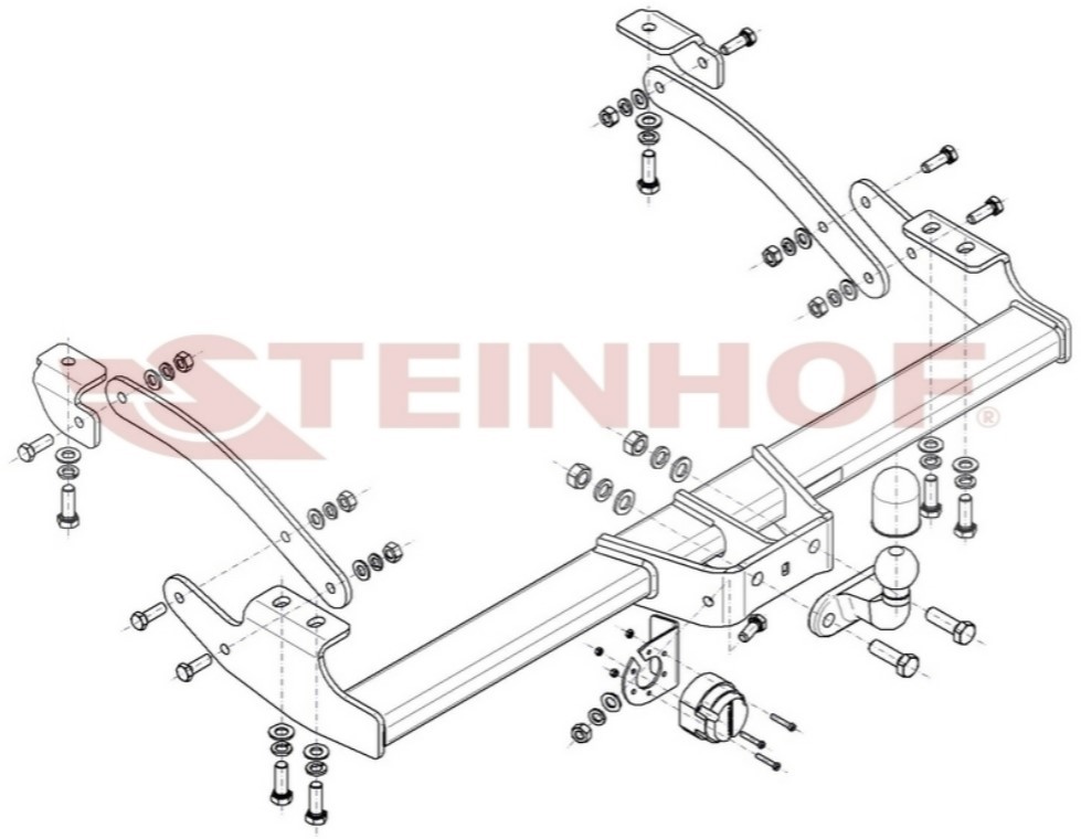 STEINHOF Trailer Hitch Article number: R-141 cheaply