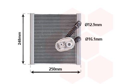 VAN WEZEL Air conditioning evaporator Article number: 5901V702 cheaply