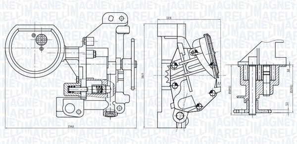MAGNETI MARELLI Oil Pump Article number: 351516000102 cheaply