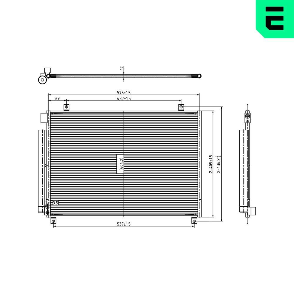 ERA Air conditioning condenser Article number: 667497 cheaply