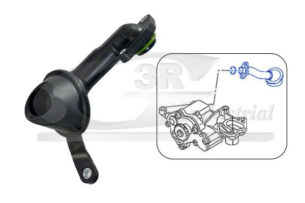 3RG 84753 Suction Pipe, oil pump PASSAT 1.8 TSI 152 PS Petrol 2011