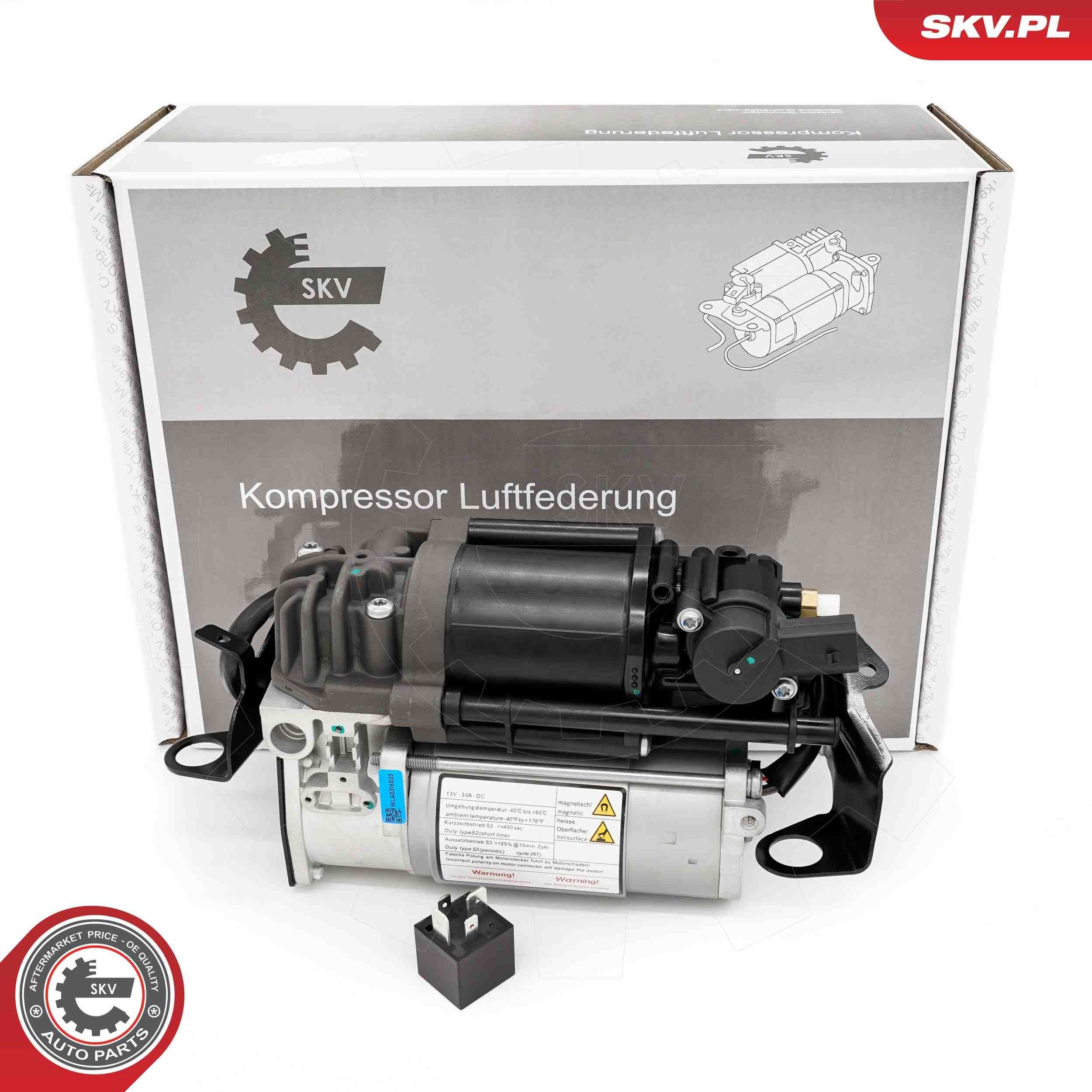 ESEN SKV 58SKV502 Air suspension compressor E-Class E 350 CGI 3.5 (212.257) 292 PS Petrol 2016