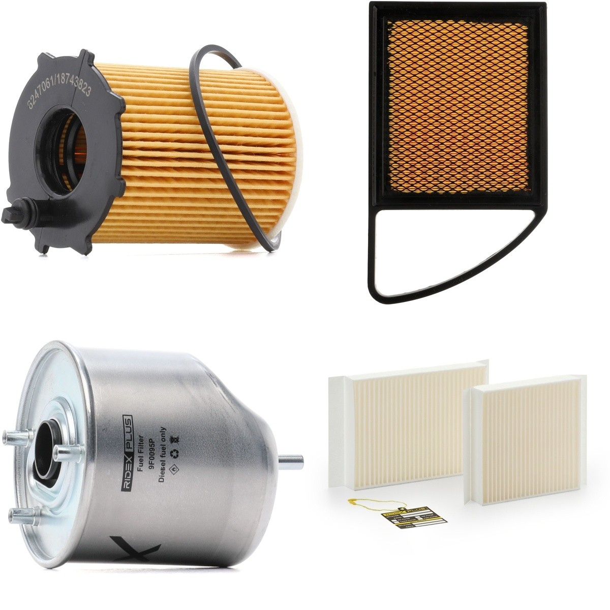 RIDEX PLUS Filter kit Article number: 4055F11662P cheaply