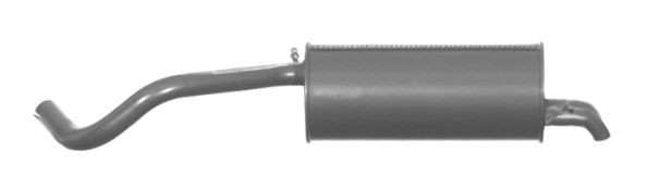IMASAF Rear silencer Article number: 71.86.07 cheaply