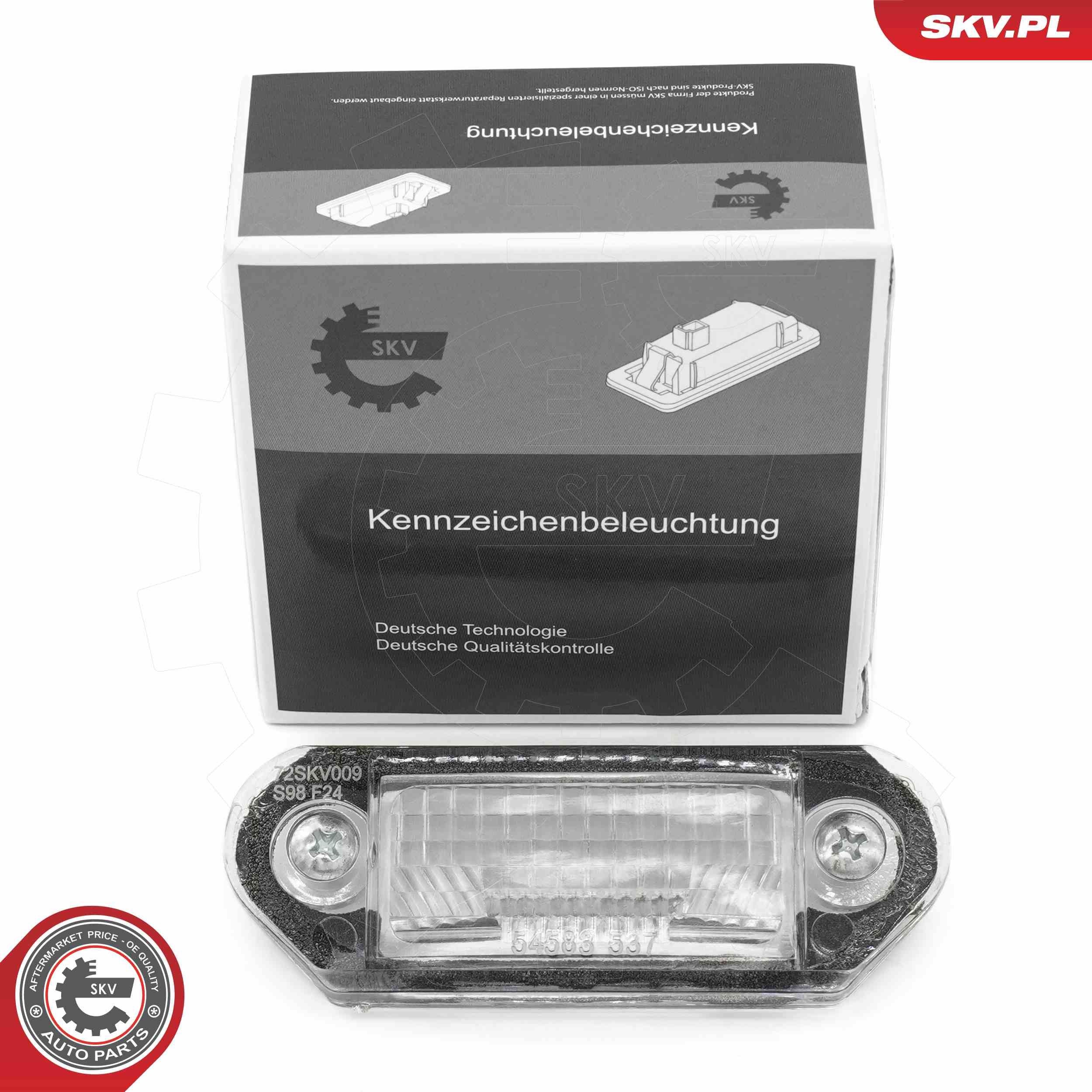 ESEN SKV Licence Plate Light Article number: 72SKV009 cheaply