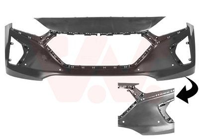 VAN WEZEL Bumper Article number: 8282571 cheaply