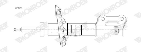MONROE Shock absorber Article number: G8681 cheaply
