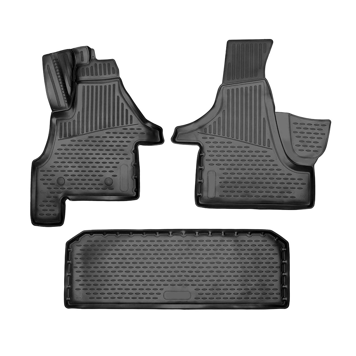 OMAC 7550544 Ensemble de tapis de sol TRANSPORTER 2.0 TDI 4motion 180 CH Diesel 2024