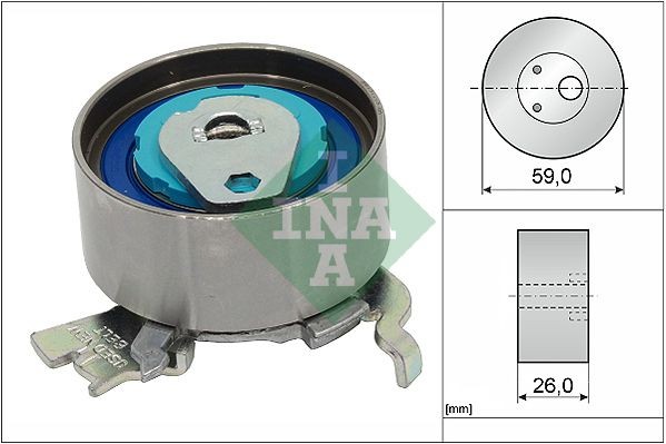INA Timing belt tensioner pulley Article number: 531 0679 30 cheaply