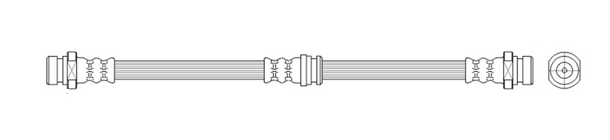 K&K Brake hose Article number: FT0472 cheaply