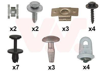 VAN WEZEL 0943794 Mounting Kit, bumper DISPATCH 2.0 i 140 PS Petrol 2016
