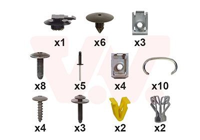 VAN WEZEL 3396794 Montaažikomplekt, Põrkeraud MASTER 2.3 dCi 150 FWD (EV0F, HV0F, UV0F, EV03, HV03, UV03) 150 HP Diisel