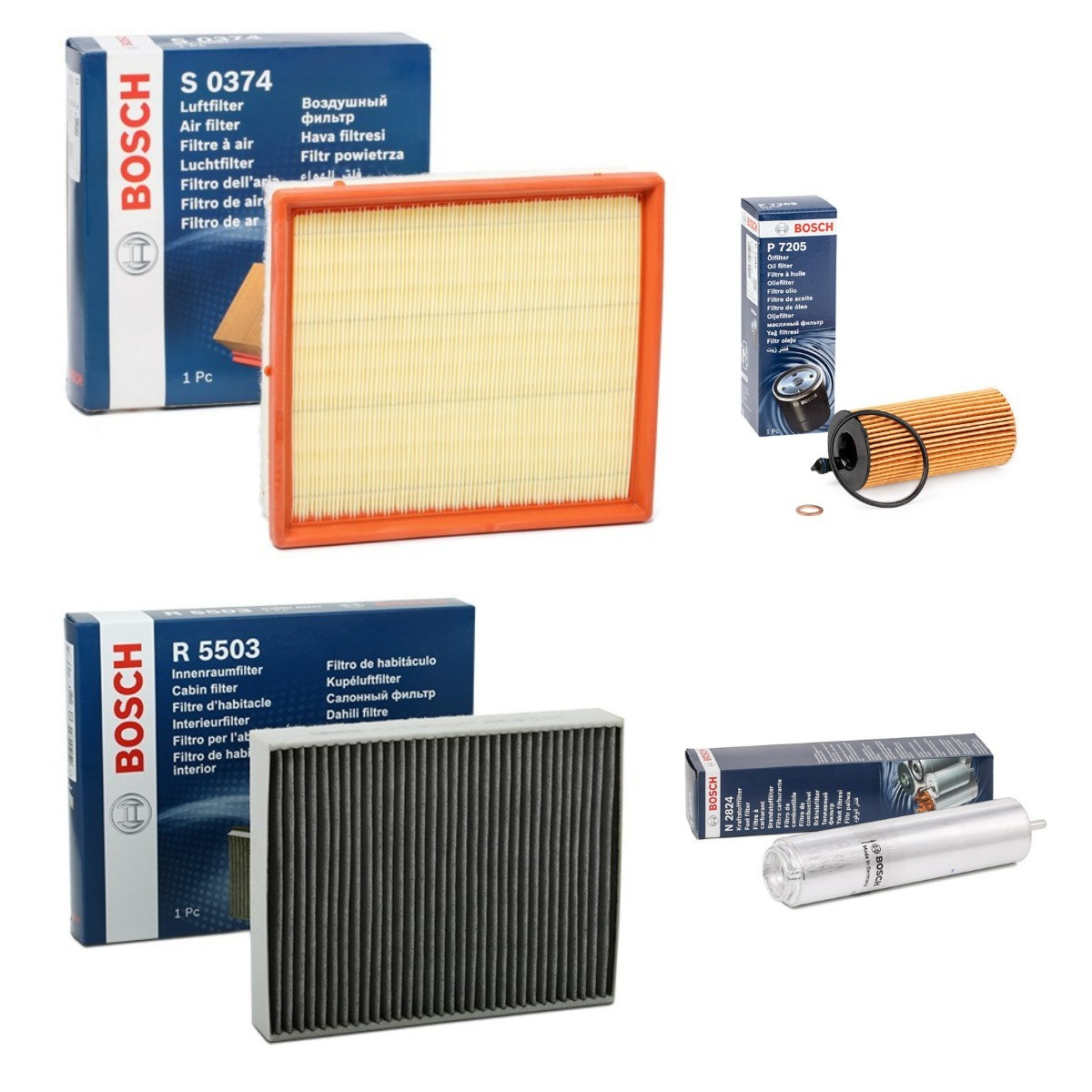 BOSCH Szűrőkészlet . Cikk szám: BSH4055N0167 olcsó