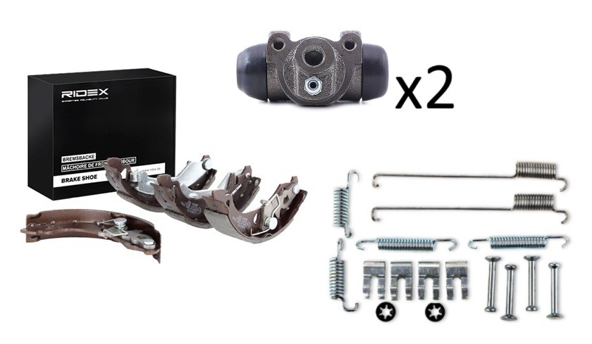 RIDEX Brake Shoe Set Article number: 70B2160 cheaply