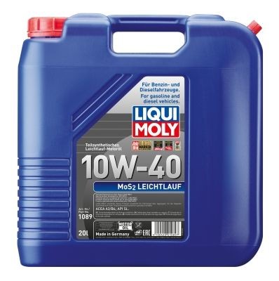 LIQUI MOLY Mootoriõli МoS2, Leichtlauf Artikli number: 1089 soodsalt