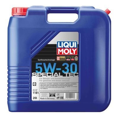 LIQUI MOLY Mootoriõli Special Tec Artikli number: 1181 soodsalt