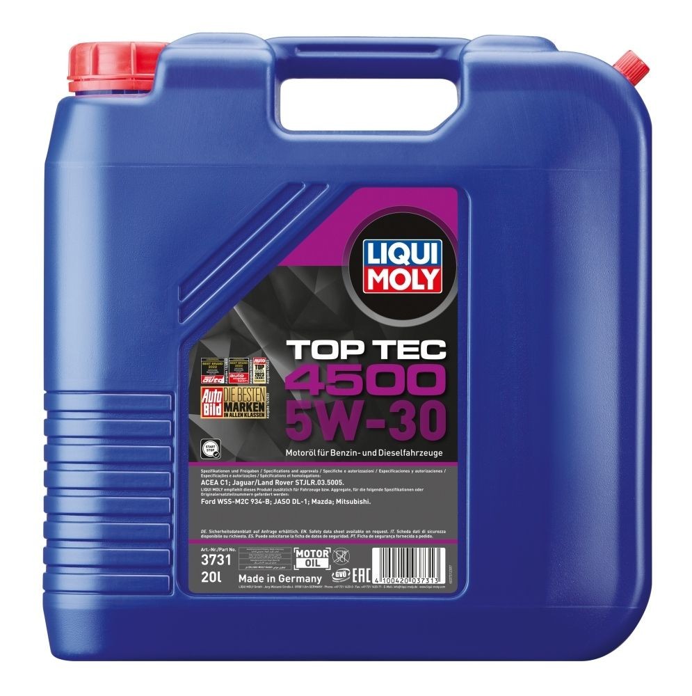 LIQUI MOLY Mootoriõli Top Tec, 4500 Artikli number: 3731 soodsalt