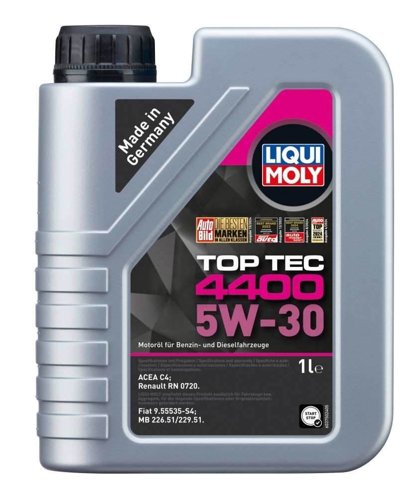 LIQUI MOLY Engine oil Top Tec, 4400 Article number: 3750 cheaply