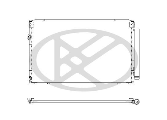 KOYORAD Air conditioning condenser Article number: CD010346M0A cheaply