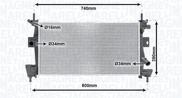 MAGNETI MARELLI Water pump Article number: 352316171367 cheaply
