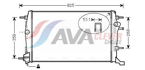 AVA COOLING SYSTEMS Õliradiaator, mootoriõli Artikli number: OL3195 soodsalt