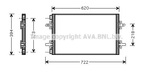 AVA COOLING SYSTEMS Air conditioning condenser Article number: RT5294 cheaply