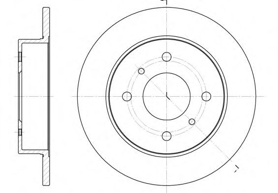 SAKURA Brake disc Article number: S6054000 cheaply