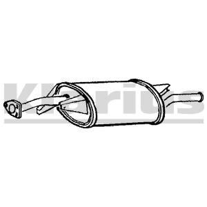 VEGAZ Rear silencer Article number: PTS-103 cheaply