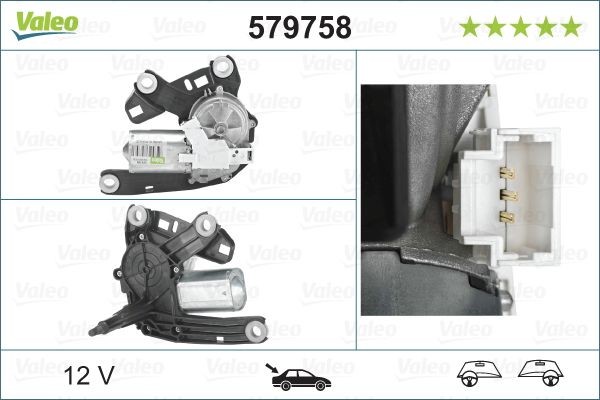 VALEO Wiper motor Article number: 579758 cheaply