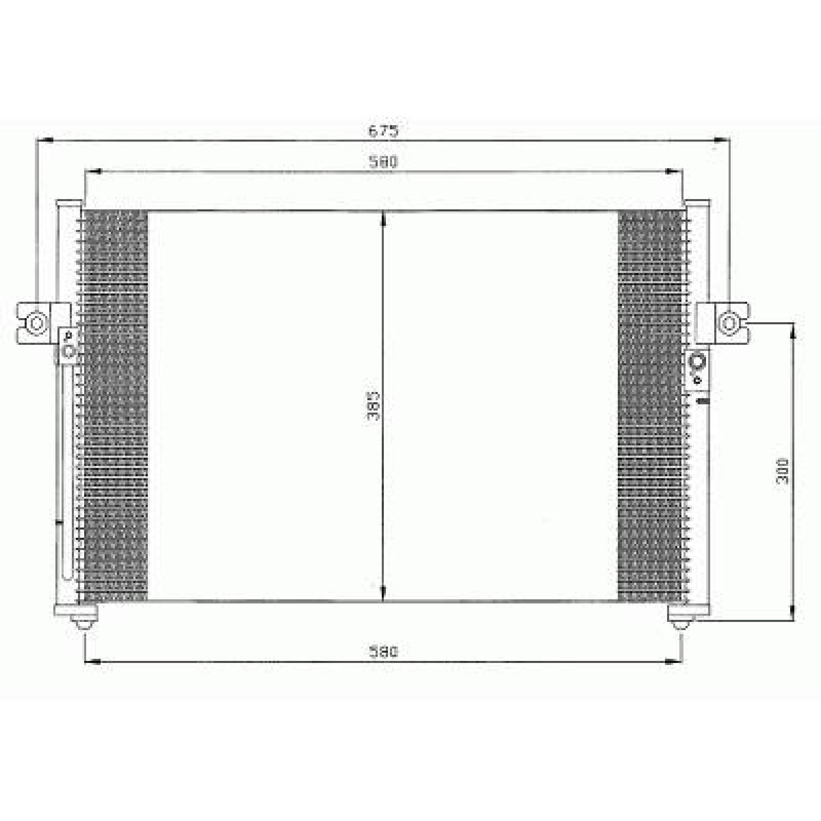 DIEDERICHS Air conditioning condenser Article number: 8689007 cheaply
