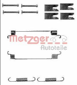 METZGER 105-0866 Lisakomplekt, Piduriklotsid CORSA 1.3 CDTI (L08) 95 HP Diisel 2014