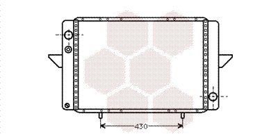 VAN WEZEL Engine radiator Article number: 43002107 cheaply