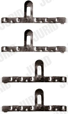 JURID Accessory Kit, disc brake pads Article number: 792126J cheaply