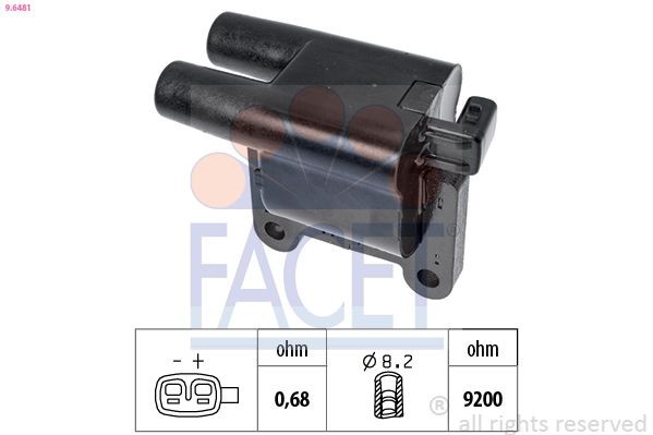 FACET HT.0793 Sada na opravu rozdeľovača CORSA 1.4 i (F08, F68, M68) 54 HP Benzín 2002