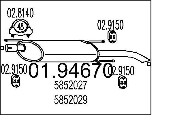 MTS Lõppsummuti Artikli number: 01.94670 soodsalt