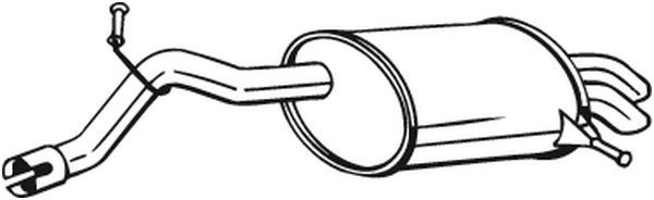 BOSAL Rear silencer Article number: 190-193 cheaply