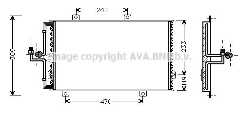 PRASCO Air conditioning condenser Article number: AL5060 cheaply