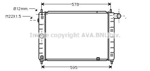 PRASCO Radiaator, mootorijahutus Artikli number: OL2122 soodsalt