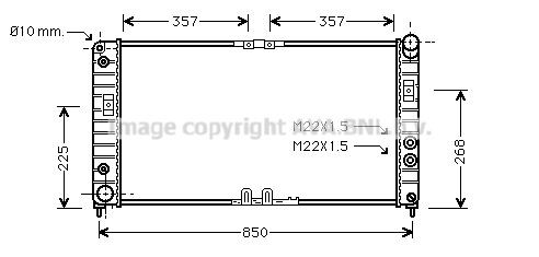 PRASCO Radiaator, mootorijahutus Artikli number: OL2286 soodsalt